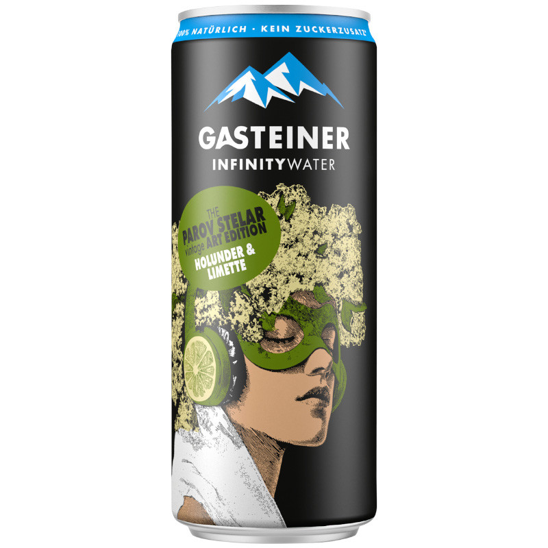 Gasteiner Holunder Limette 0,33 l Dose Einwegpfand